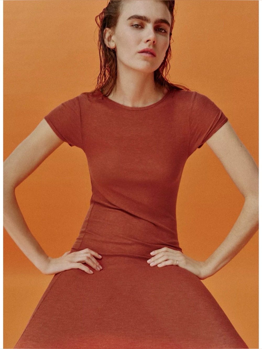 Zara maxi short sleeve dress